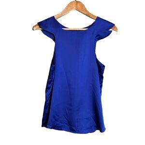 3 for $30! Pilgrim blue satin tank top